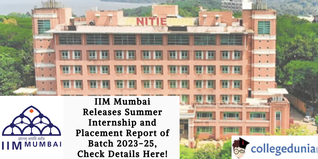 IIM Mumbai Releases Summer Internship and Placement Report of Batch 2023-25, Check Details Here!